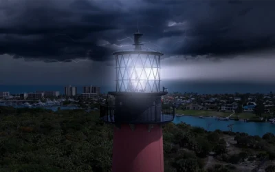 The Last Person to Turn the Jupiter Inlet Lighthouse Lens by Hand