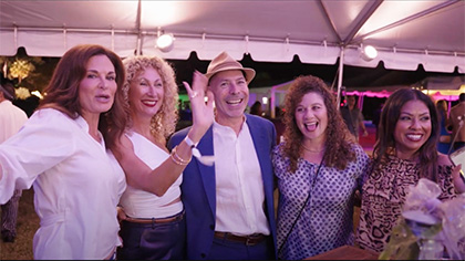 Crowd having a good time at the Jupiter Lighthouse